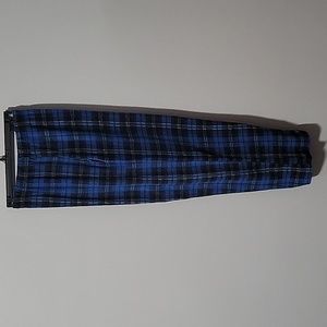 Mens fleece blue/black lounge pants in size xxl